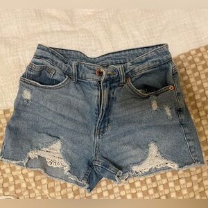 Jean Shorts with Lace accent